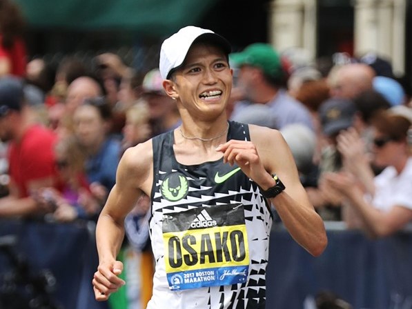 Coming in third in Boston Marathon