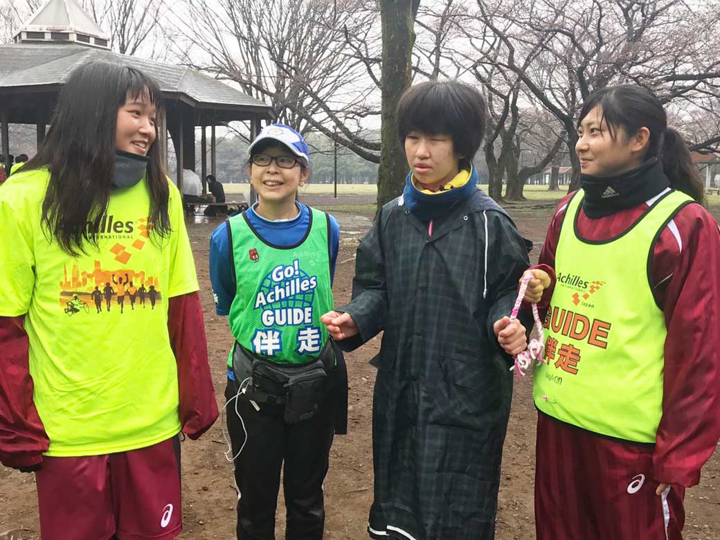 What a volunteer learned as a guide runner