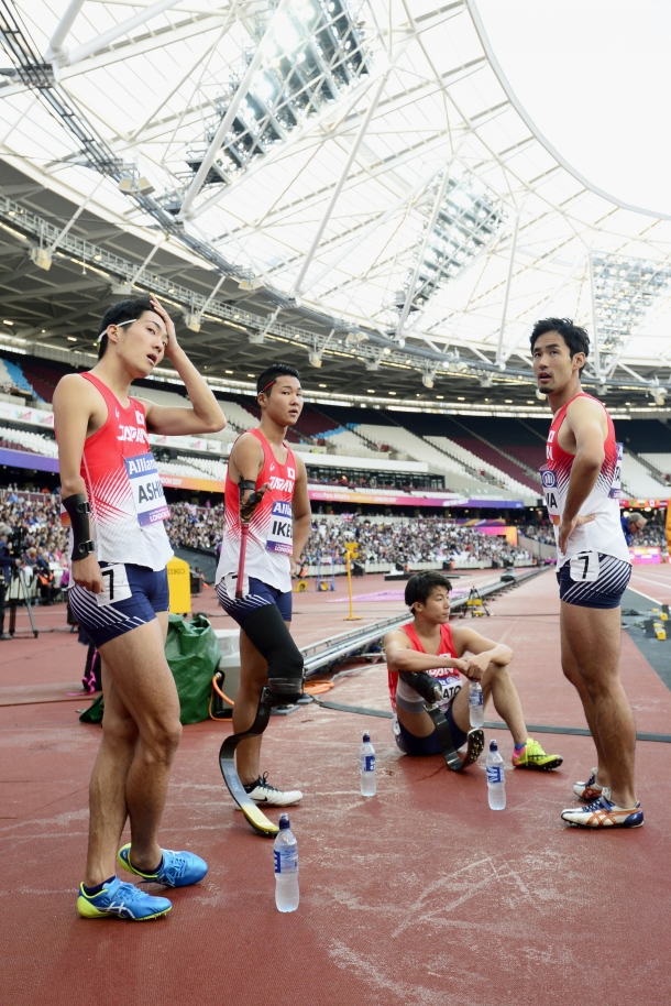 Men's 4x100m national team (Photo: Kyodo)