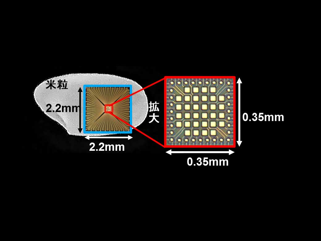 High-speed integrated photo detector, smaller than a grain of rice