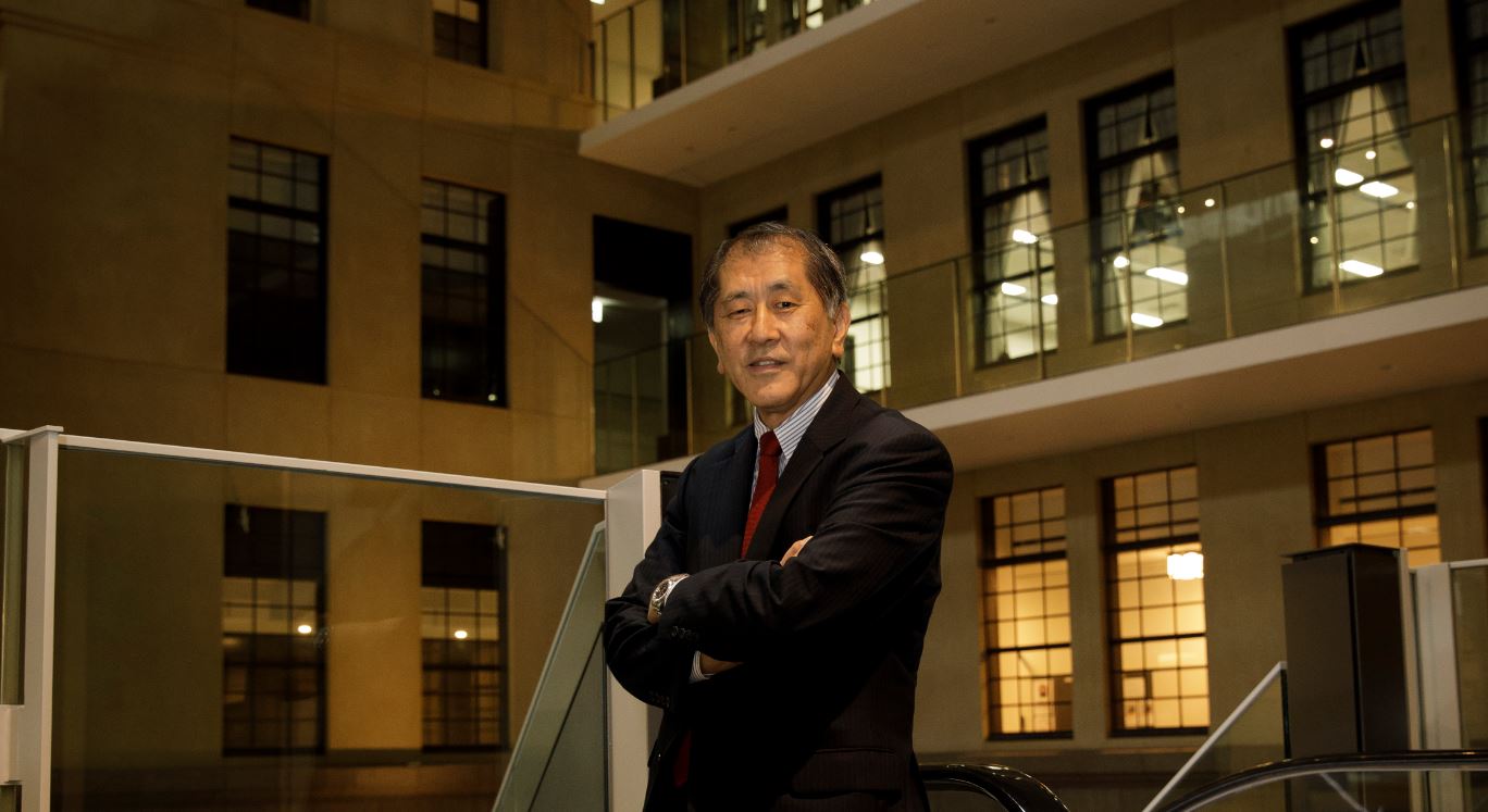 President Aiji Tanaka, newly elected 17th President of Waseda University