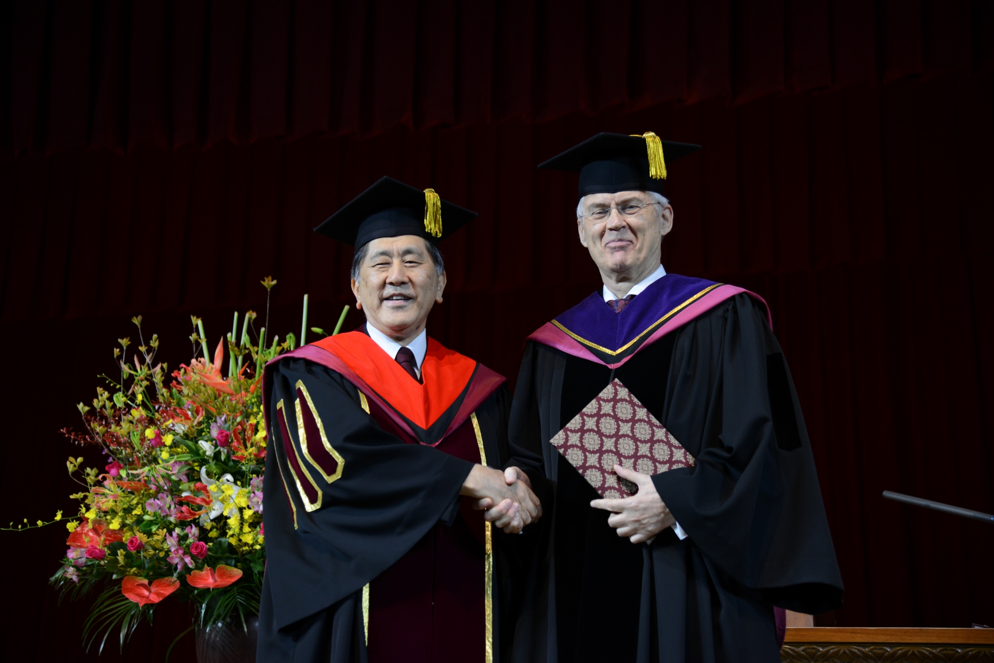 Honorary Doctorate presented to Professor Ulrich Sieber at Fall 2019 Entrance Ceremony