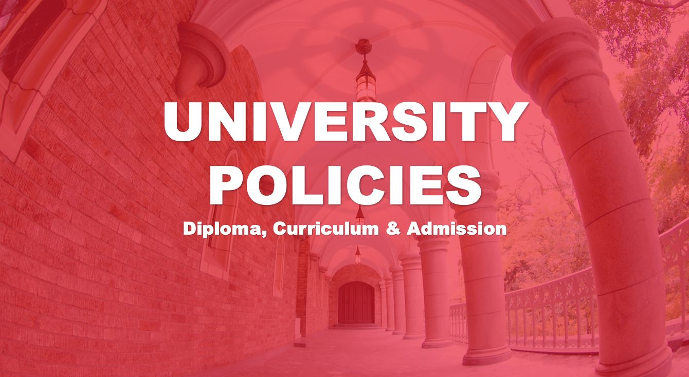 Diploma Policy, Curriculum Policy & Admissions Policy