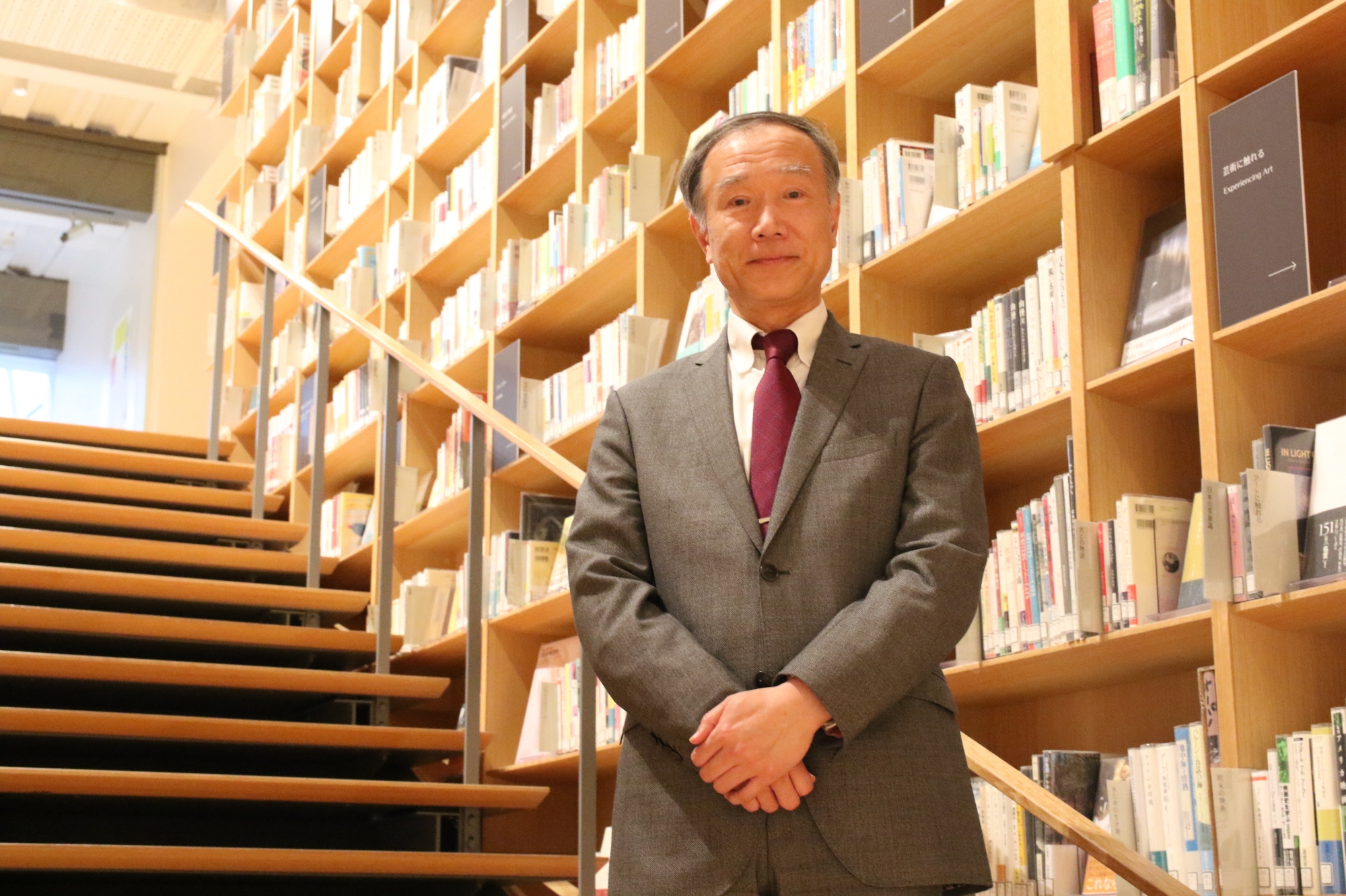 The International House of Literature’s Director Hirokazu Toeda