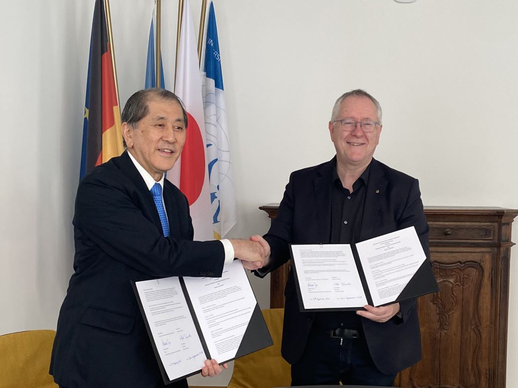 President Tanaka Visits the University of Bonn