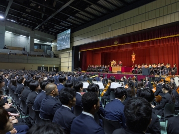 Spring 2025 Entrance Ceremonies held at Waseda Arena