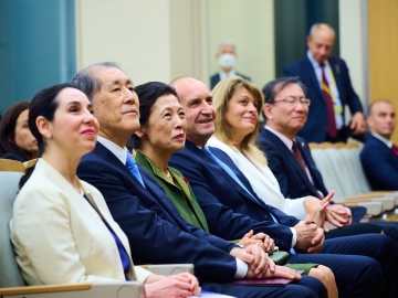 The Bulgarian President’s Lecture at Waseda University:  Student Exchanges for Future Relations Between Japan and Bulgaria