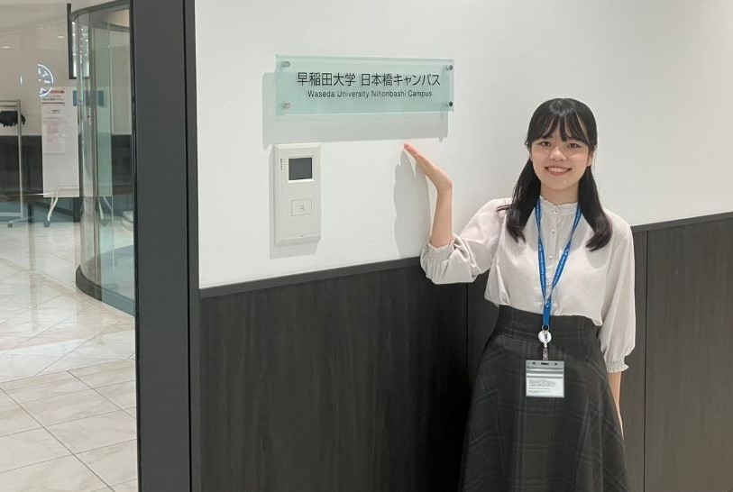 SPSE Student Describes Her Job as a Student Staff Member at WASEDA NEO