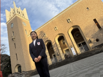 Milan-Cortina Olympic Figure Skater Mone Chiba Visits President Tanaka