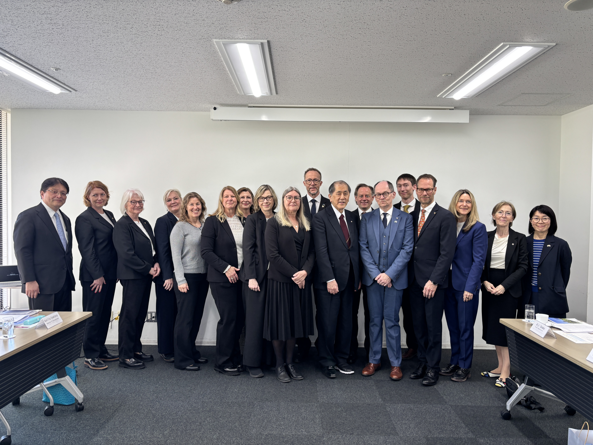 Delegation from Sweden Linköping visits Waseda