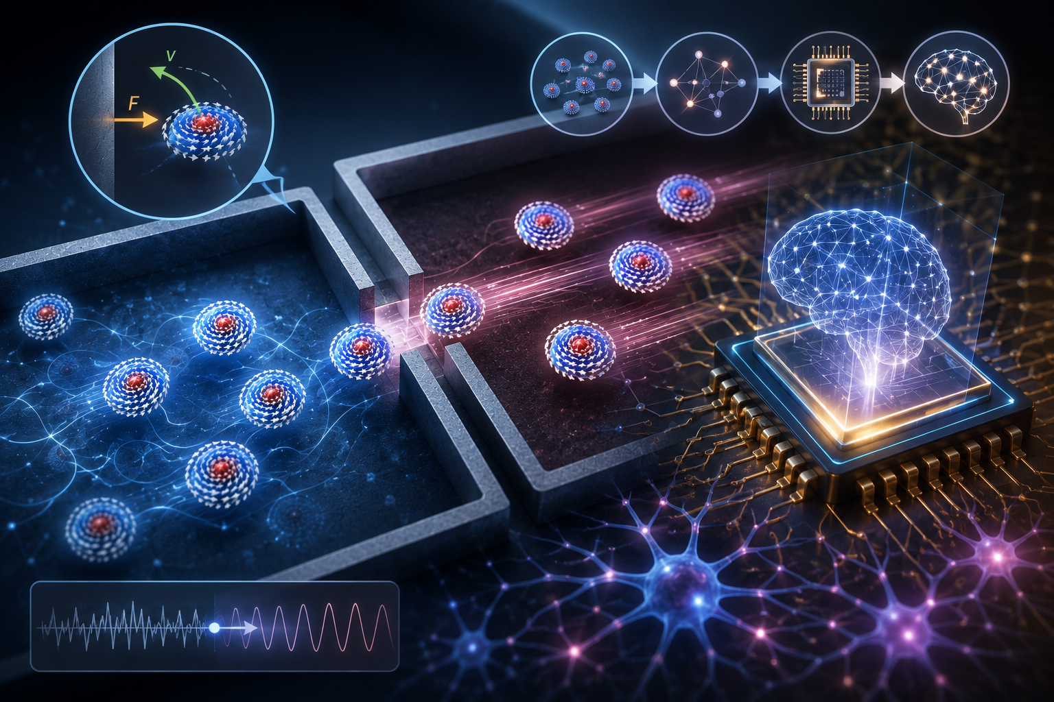 Scientists Discover Asymmetric Diffusion of Magnetic Skyrmions in Simulations
